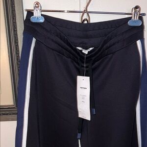 Tretorn Black AthleticPants with White  and Blue Accents. Super Stylish